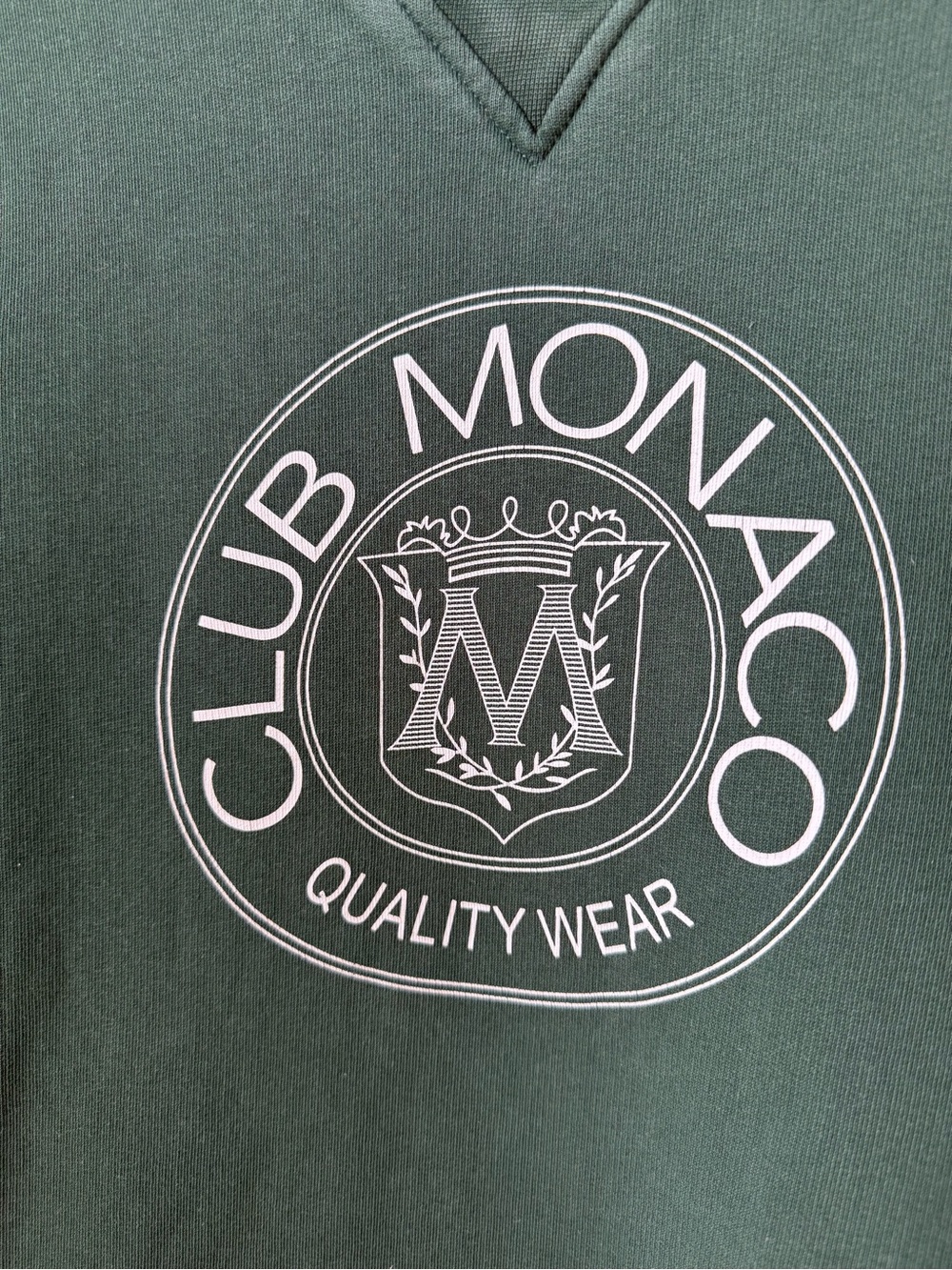 Auth Club Monaco Crest crewneck circa 2010’s *AS IS - Picture 2 of 6